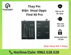 Thay pin OPPO Find X6 Pro