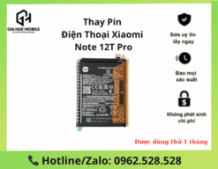 Thay Pin Xiaomi Redmi Note 12T Pro