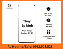 thay ép kính realme 14 5g