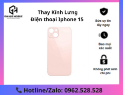 Thay kính lưng iPhone 15