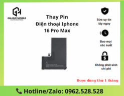 Thay pin iPhone 16 Pro Max chính hãng