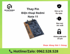 Thay pin Redmi Note 11
