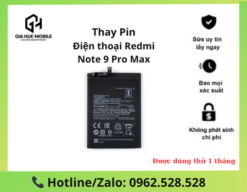 Thay pin Redmi Note 9 Pro Max