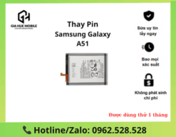 Thay pin Samsung A51