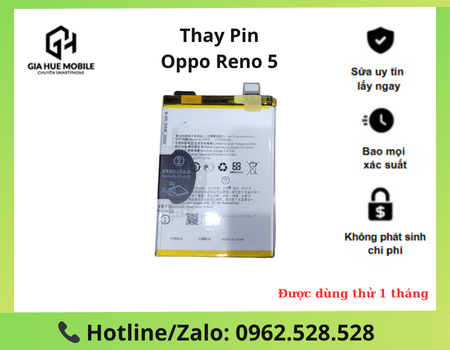 Thay pin Oppo Reno 5