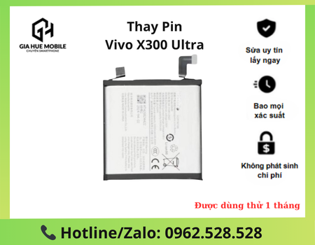 Thay pin Vivo X300 Ultra