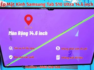ép mặt kính samsung tab s10 ultra 14.6 inch