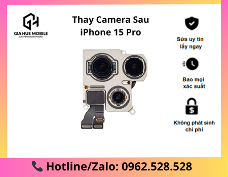Thay camera sau iPhone 15 Pro