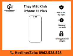 Thay mặt kính iPhone 16 Plus