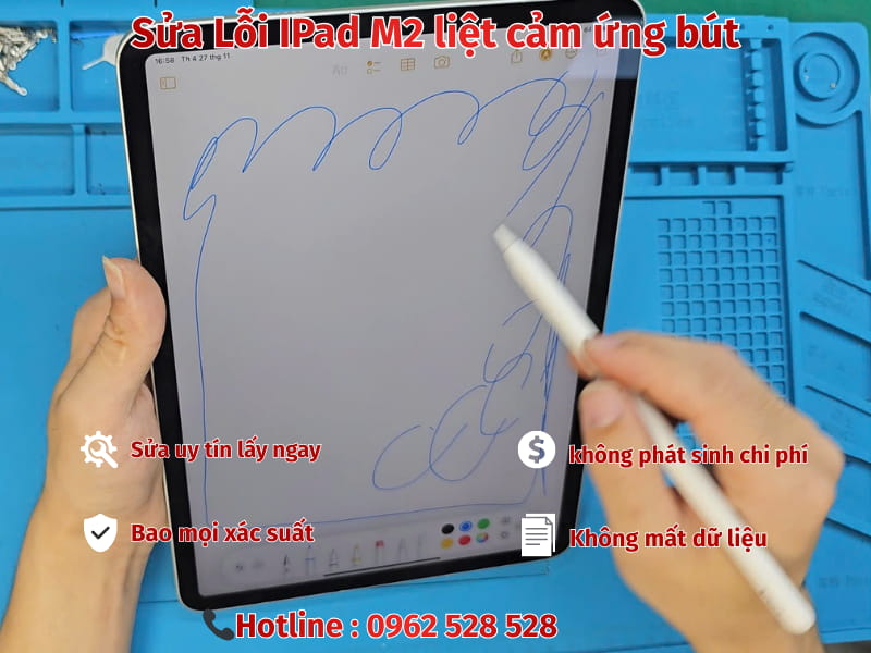 Sửa Lỗi IPad M2 liệt cảm ứng bút