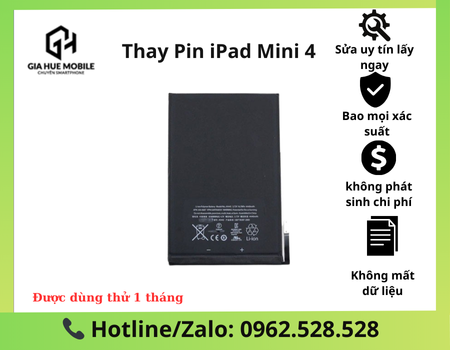 Thay Pin iPad Mini 4